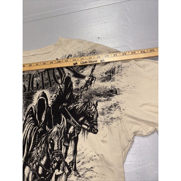 Affliction Men's T-shirt XXXL Black Night Four Horseman Nazgul Ringwraiths - Picture 9 of 16